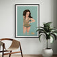 She Wears The World: Bather (Print)