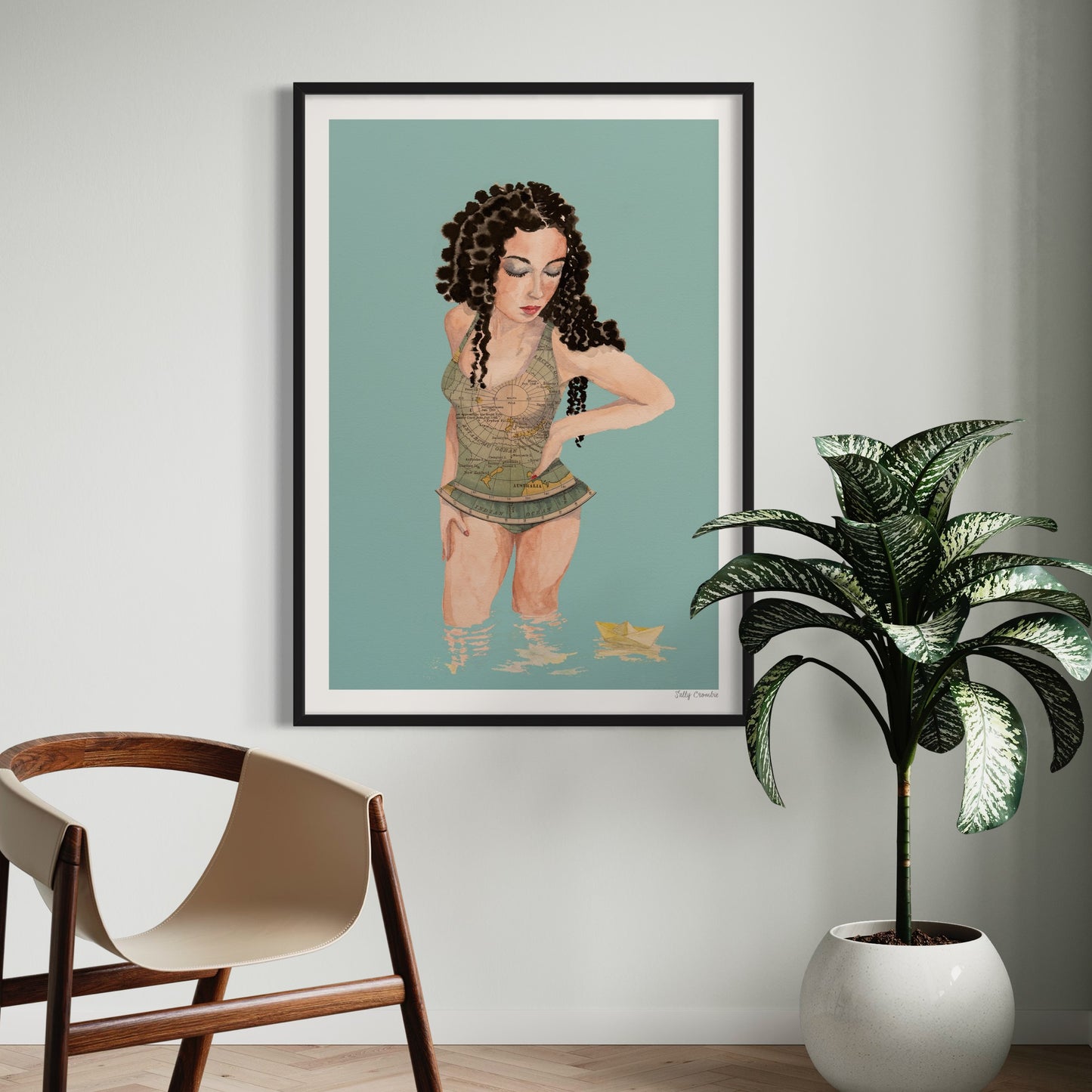 She Wears The World: Bather (Print)