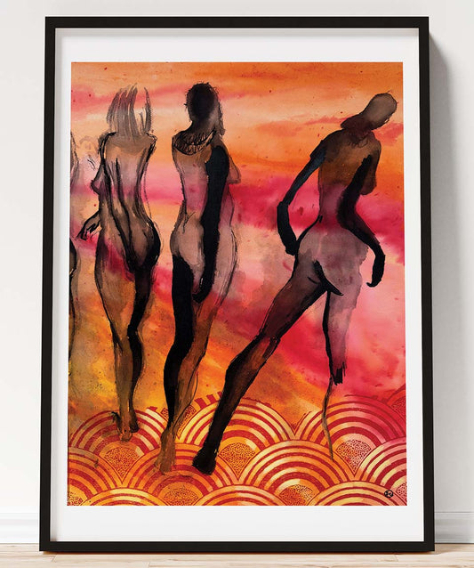 Sacred Bathers (Print)