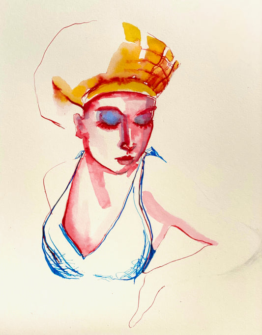 Woman in a Hat (Original)